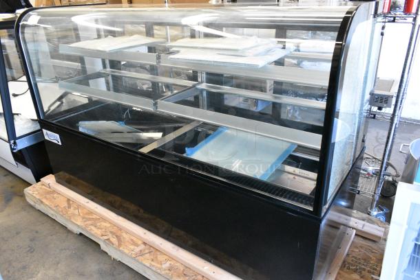 BRAND NEW SCRATCH AND DENT! Avantco 193BC72HCB Stainless Steel Commercial Floor Style Deli Display Case Merchandiser. 115 Volts, 1 Phase. Tested and Working! - Image 1 of 8