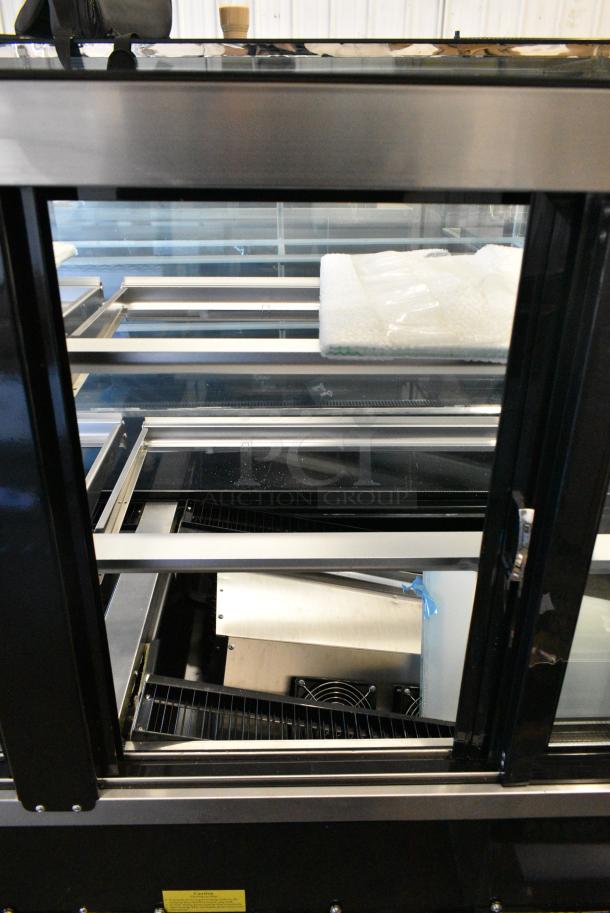 BRAND NEW SCRATCH AND DENT! Avantco 193BC72HCB Stainless Steel Commercial Floor Style Deli Display Case Merchandiser. 115 Volts, 1 Phase. Tested and Working! - Image 6 of 8