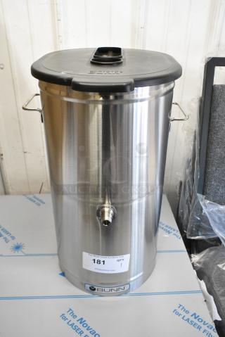 BRAND NEW SCRATCH AND DENT! Bunn TDO-4 Stainless Steel Beverage Holder Dispenser.