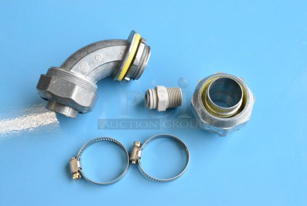 ALL ONE MONEY! Lot of Various BRAND NEW SCRATCH AND DENT! Including Cooking Performance Group 351COIK1006 Green Wire, Cooking Performance Group 351COIK1005 Liquid-Tight 90-Degree Flexible Metal Conduit Adapter, Cooking Performance Group 351COIK1007 Black Wire, Cooking Performance Group 351COIK1003 1" Liquid-Tight Flexible Metal Conduit, Cooking Performance Group 351COIK1001 High-Temperature Coolant Hose with Yarn Reinforcement, Cooking Performance Group 351COIK1002 Worm-Drive Clamp, Cooking Performance Group 351COIK1004 Liquid-Tight Straight Flexible Metal Conduit Adapter - Image 9 of 13