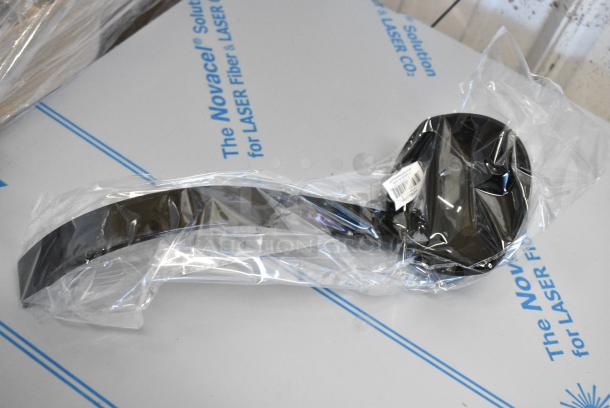 BRAND NEW SCRATCH AND DENT! Lot of 48 Fineline 3305-BK Platter Pleasers 5 oz. Black Plastic Punch / Serving Disposable Ladle - Image 1 of 4