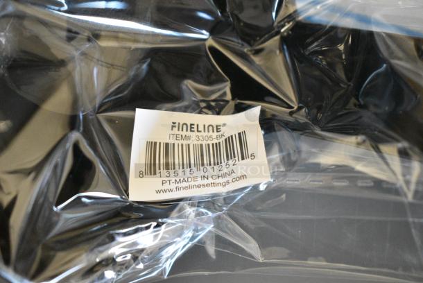 BRAND NEW SCRATCH AND DENT! Lot of 48 Fineline 3305-BK Platter Pleasers 5 oz. Black Plastic Punch / Serving Disposable Ladle - Image 4 of 4