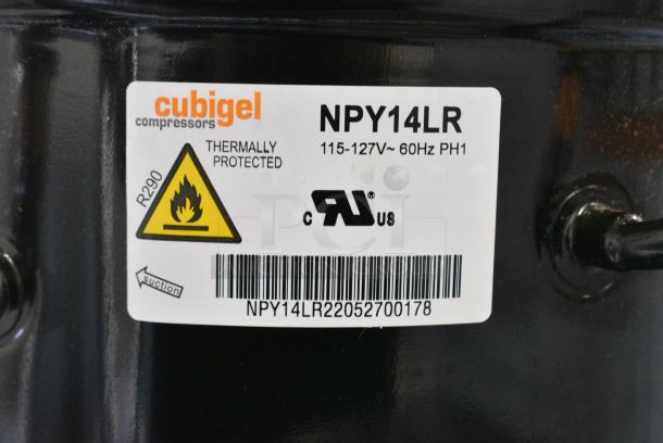 BRAND NEW SCRATCH AND DENT! Avantco 178NPY14LR Compressor - R290. 115-127 Volts, 1 Phase. - Image 4 of 4