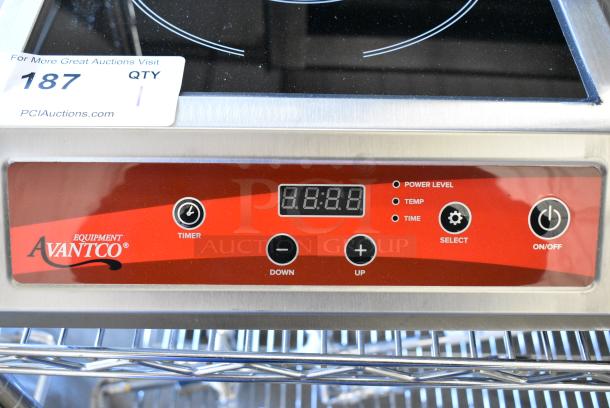 BRAND NEW SCRATCH AND DENT! Avantco 177IC3500 Stainless Steel Commercial Countertop Electric Powered Single Burner Induction Range. 208-240 Volts, 1 Phase. - Image 3 of 5