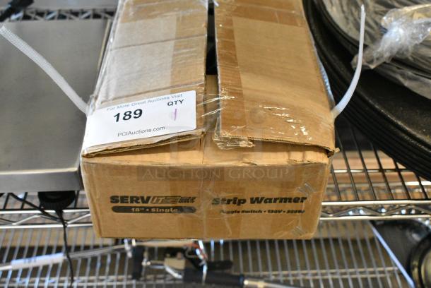 BRAND NEW SCRATCH AND DENT! ServIt 423SW18TCPA 18" Strip Warmer with Single Toggle Control and Cord. 120 Volts, 1 Phase. - Image 2 of 3