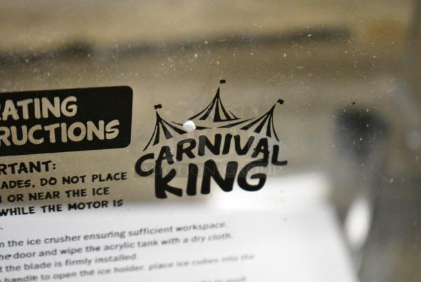 BRAND NEW SCRATCH AND DENT! 2023 Carnival King 382SCM250 Sno Cone Ice Machine. 120 Volts, 1 Phase. Tested and Working! - Image 2 of 6