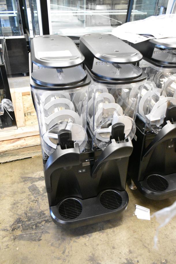 BRAND NEW SCRATCH AND DENT! 2023 Bunn ULTRA NX Stainless Steel Commercial Countertop 2 Hopper Slushie Machine. 115 Volts, 1 Phase. Tested and Working! - Image 4 of 8
