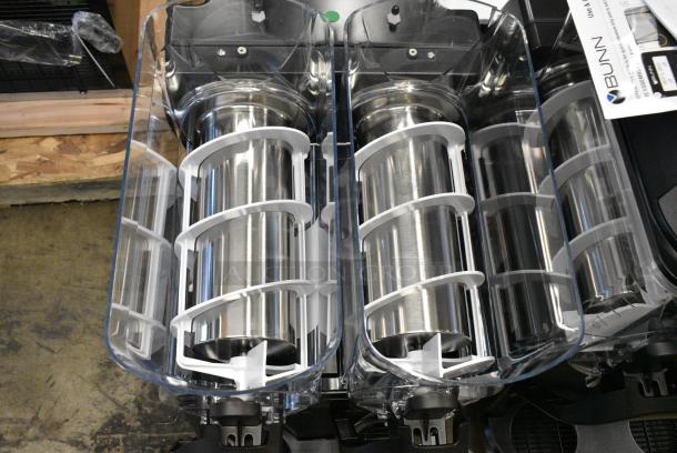 BRAND NEW SCRATCH AND DENT! 2023 Bunn ULTRA NX Stainless Steel Commercial Countertop 2 Hopper Slushie Machine. 115 Volts, 1 Phase. Tested and Working! - Image 5 of 8