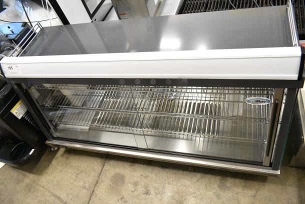 BRAND NEW SCRATCH AND DENT! KoolMore HDC-6C Commercial 48" Countertop Food Warmer Display Case Merchandiser with LED Lighting and Front Sliding Door. 115 Volts, 1 Phase. Tested and Working! - Image 2 of 9