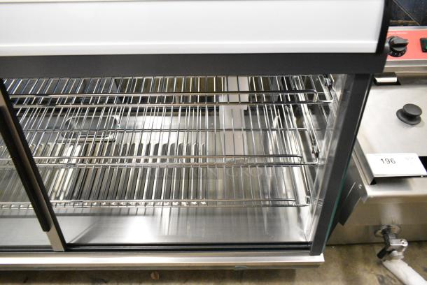 BRAND NEW SCRATCH AND DENT! KoolMore HDC-6C Commercial 48" Countertop Food Warmer Display Case Merchandiser with LED Lighting and Front Sliding Door. 115 Volts, 1 Phase. Tested and Working! - Image 4 of 9