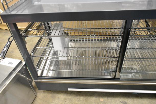 BRAND NEW SCRATCH AND DENT! KoolMore HDC-6C Commercial 48" Countertop Food Warmer Display Case Merchandiser with LED Lighting and Front Sliding Door. 115 Volts, 1 Phase. Tested and Working! - Image 7 of 9