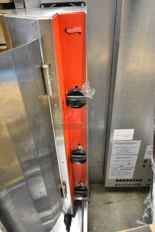 BRAND NEW SCRATCH AND DENT! Avantco 177VB203 Stainless Steel Commercial Countertop Natural Gas Powered Vertical Broiler. 28,500 BTU. - Image 4 of 10