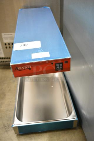 BRAND NEW SCRATCH AND DENT! Avantco 177FFDS1 Stainless Steel Commercial Countertop Warmer. 120 Volts, 1 Phase. Tested and Working!
