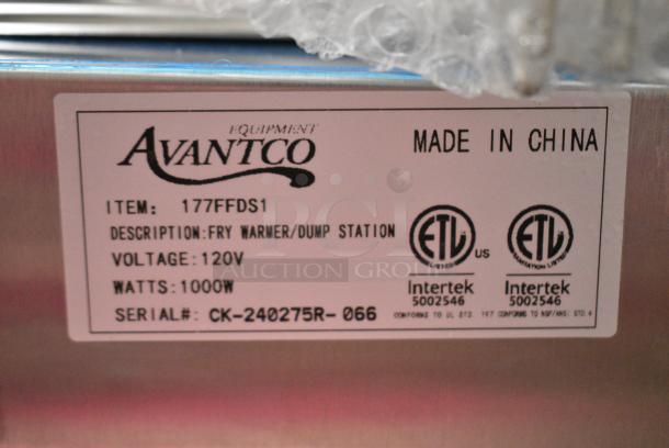 BRAND NEW SCRATCH AND DENT! Avantco 177FFDS1 Stainless Steel Commercial Countertop Warmer. 120 Volts, 1 Phase. Tested and Working! - Image 6 of 6