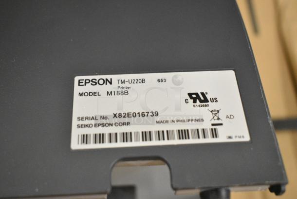 BRAND NEW SCRATCH AND DENT! Epson M188B Receipt Printer. - Image 4 of 4