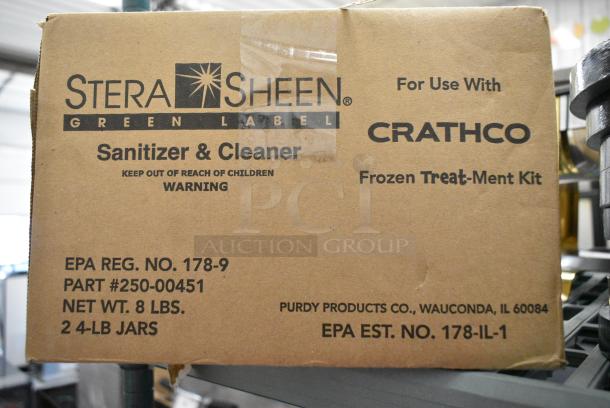 BRAND NEW SCRATCH AND DENT! Box of Stera Sheen Sanitizer and Cleaner - Image 3 of 3