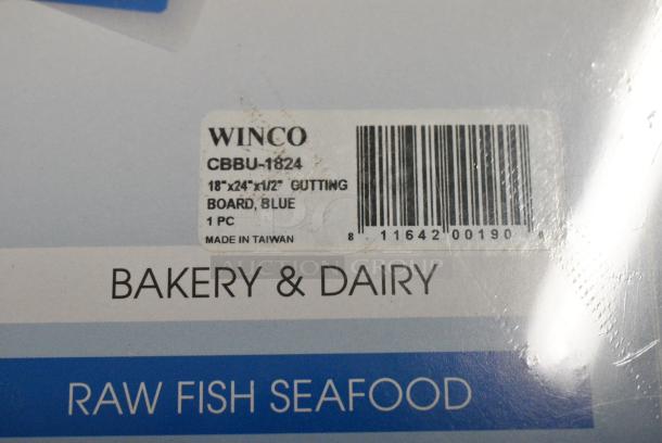 6 BRAND NEW SCRATCH AND DENT! Various Cutting Boards Including San Jamar CBG912GN, Winco CBBU-1824, Winco CBGR-1824, Winco CBRD-1824, Winco CBWT-1824, . 6 Times Your Bid! - Image 5 of 11