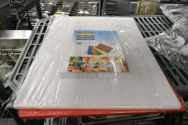 6 BRAND NEW SCRATCH AND DENT! Various Cutting Boards Including San Jamar CBG912GN, Winco CBBU-1824, Winco CBGR-1824, Winco CBRD-1824, Winco CBWT-1824, . 6 Times Your Bid! - Image 8 of 11