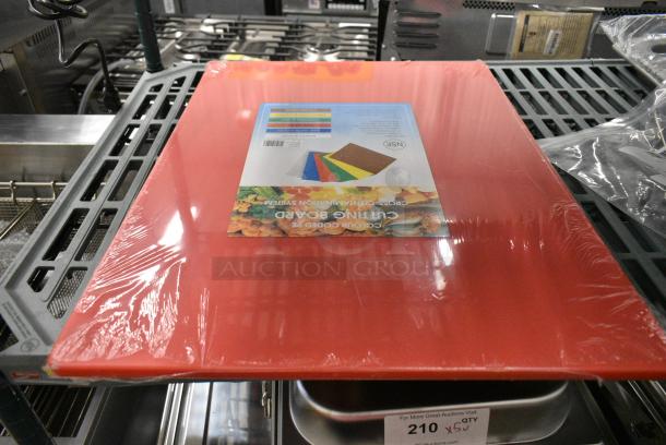 6 BRAND NEW SCRATCH AND DENT! Various Cutting Boards Including San Jamar CBG912GN, Winco CBBU-1824, Winco CBGR-1824, Winco CBRD-1824, Winco CBWT-1824, . 6 Times Your Bid! - Image 10 of 11