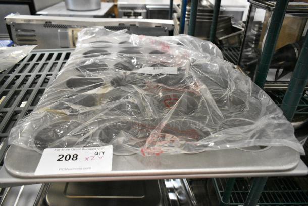 2 BRAND NEW SCRATCH AND DENT! Metal Muffin Pans Including BM17624C7OZMUF and BM176MUF20C8O.Z 2 Times Your Bid! - Image 1 of 3