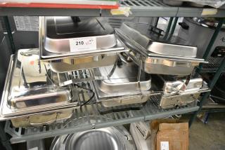5 BRAND NEW SCRATCH AND DENT! Stainless Steel Chafer. 5 Times Your Bid!
