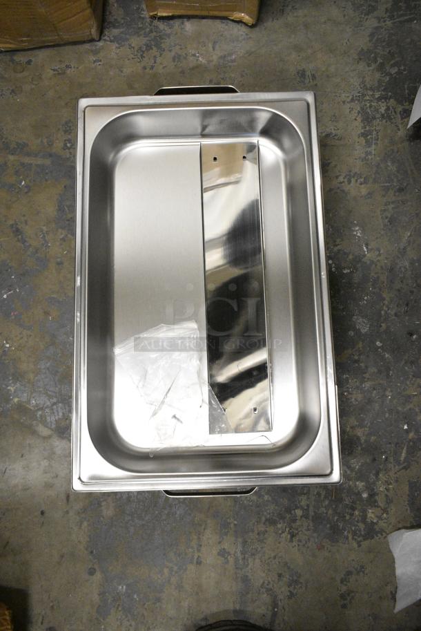 5 BRAND NEW SCRATCH AND DENT! Stainless Steel Chafer. 5 Times Your Bid! - Image 3 of 6