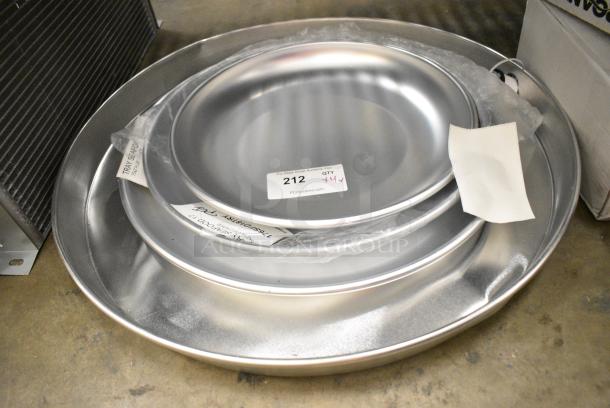 4 BRAND NEW SCRATCH AND DENT! Items Including 83534153 Oatey 34153 24" Aluminum Water Heater Pan, 176SFD20TRY Choice 19 3/4" x 2" Aluminum Tray, 256 oz., 176SFD18TRY Choice 17 3/4" x 2" Aluminum Tray, 208 oz., 176SFD16TRY Choice 15 3/4" x 2" Aluminum Tray. 4 Times Your Bid! - Image 1 of 9