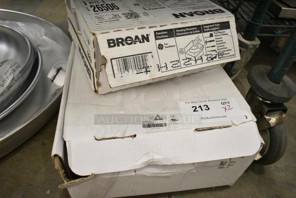 2 BRAND NEW SCRATCH AND DENT! Items Including Broan 688 50 CFM Ventilation Fan and Stego FF018 Vent. 2 Times Your Bid! - Image 1 of 7