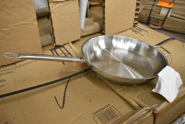3 BRAND NEW SCRATCH AND DENT! Items Including 473SSFRY12 Vigor SS1 Series 12" Stainless Steel Fry Pan with Aluminum-Clad Bottom and Helper Handle, 650R02 John Boos & Co. R02 24" x 18" x 1 1/2" Reversible Maple Wood Cutting Board with Hand Grips, Metal Colander. 3 Times Your Bid! - Image 3 of 6