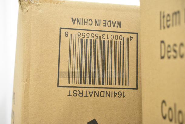 6 BRAND NEW SCRATCH AND DENT! Lancaster Table & Seating 164INDNATRST/164BINDNATFR Stools.  6 Times Your Bid! - Image 4 of 5