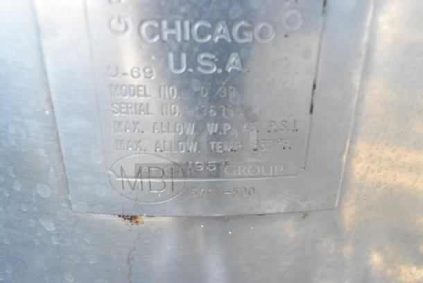 Groen D30 Stainless Steel Commercial 30 Gallon Steam Kettle. - Image 5 of 5