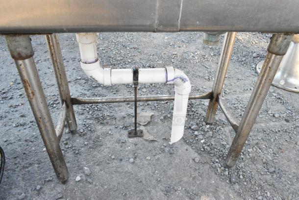 Stainless Steel 2 Bay Sink w/ Dual Drain Boards, Faucet and Handles. - Image 3 of 3