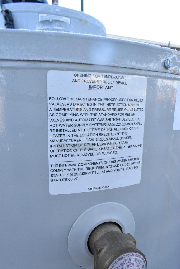 Metal Commercial Hot Water Heater. - Image 9 of 9