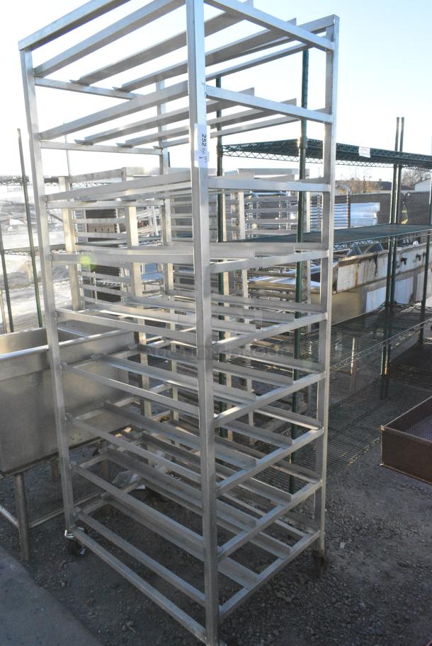 Metal Commercial #10 Can Rack on Commercial Casters. - Image 1 of 2