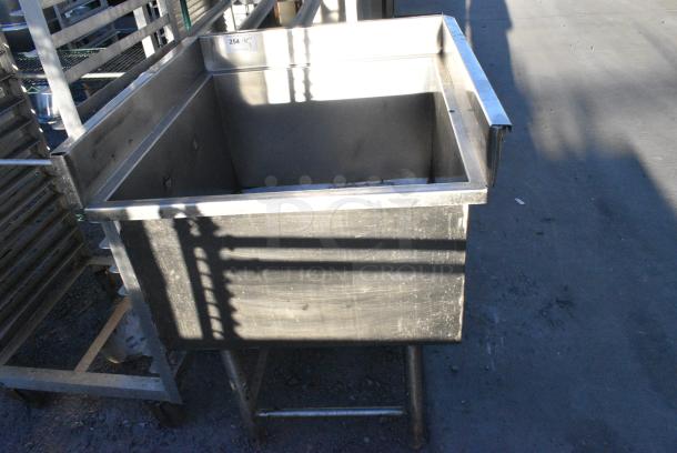 Stainless Steel Single Bay Sink. - Image 1 of 4
