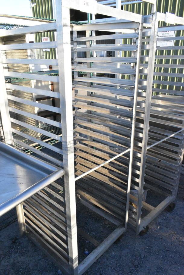 Metal Commercial Pan Transport Rack on Commercial Casters. - Image 1 of 2