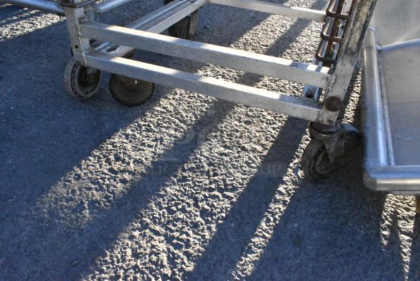 Metal Commercial Pan Transport Rack on Commercial Casters - Image 2 of 2
