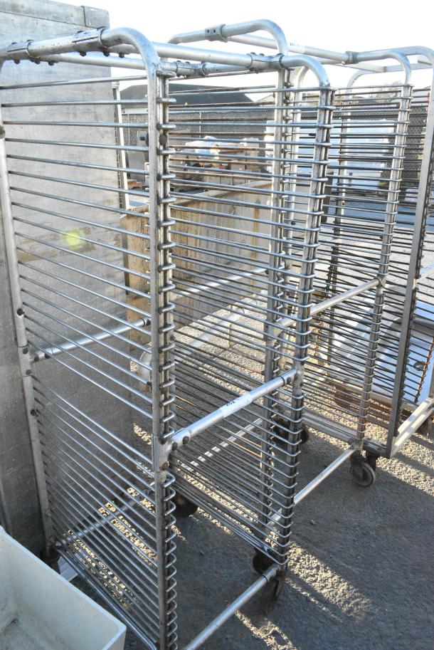 Metal Commercial Pan Transport Rack on Commercial Casters - Image 1 of 2