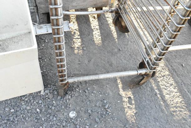 Metal Commercial Pan Transport Rack on Commercial Casters - Image 2 of 2