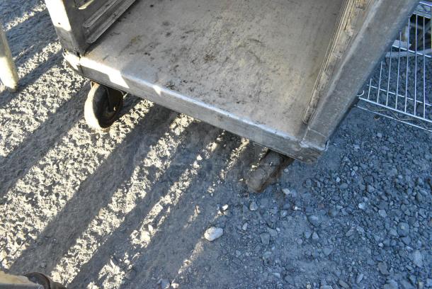 Metal Commercial Pan Transport Rack on Commercial Casters. - Image 2 of 2