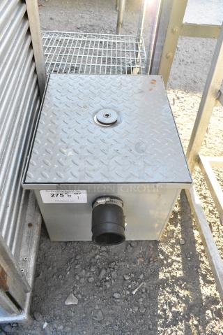 Metal Commercial Grease Trap.