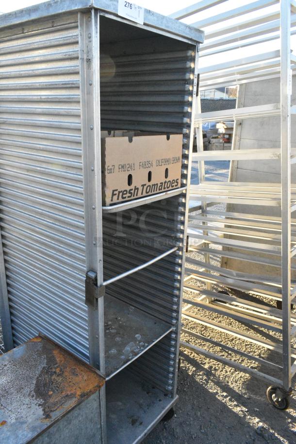 Metal Commercial Pan Transport Rack on Commercial Casters. - Image 1 of 3