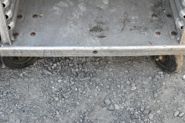 Metal Commercial Pan Transport Rack on Commercial Casters. - Image 2 of 3