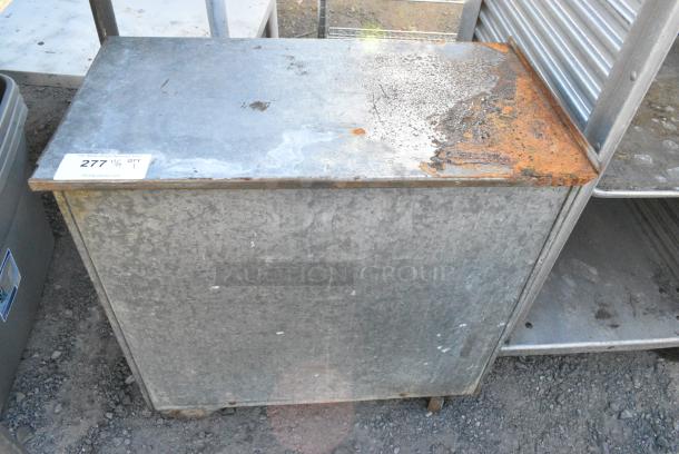 Metal Ingredient Bin on Commercial Casters. - Image 1 of 2
