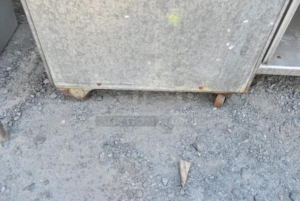 Metal Ingredient Bin on Commercial Casters. - Image 2 of 2