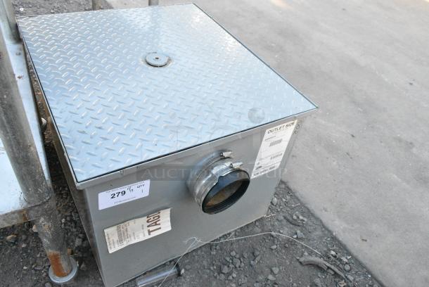 Zurn Metal Commercial Grease Trap. - Image 3 of 3
