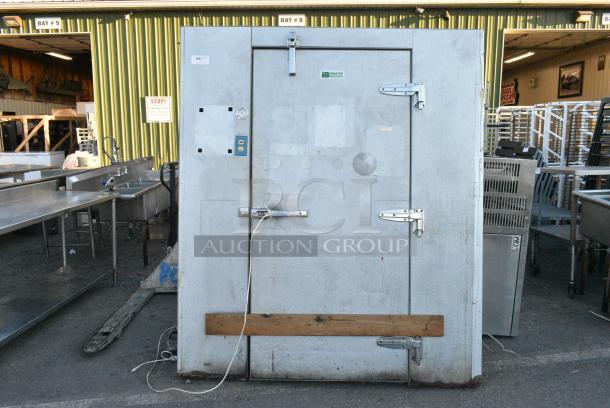 8'x14' Imperial Brown SELF CONTAINED Walk In Box w/ Compressor and Condenser. Information Provided By The Consignor But Not Verified By PCI Auctions. Picture of the Unit Before Removal Is Included In the Listing. - Image 2 of 13