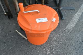 Orange Poly Lettuce Spinner.