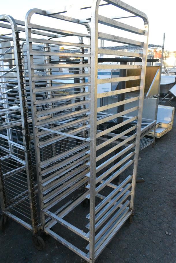 Metal Commercial Pan Transport Rack on Commercial Casters. - Image 1 of 2