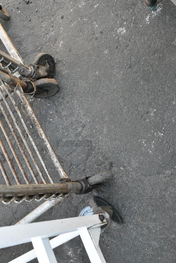 Metal Commercial Pan Transport Rack on Commercial Casters. - Image 2 of 2